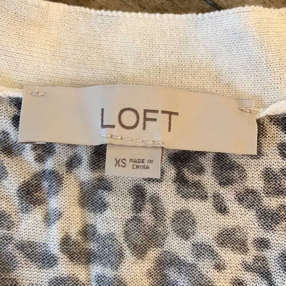 LOFT Button Up Sweater - Picture 2 of 3
